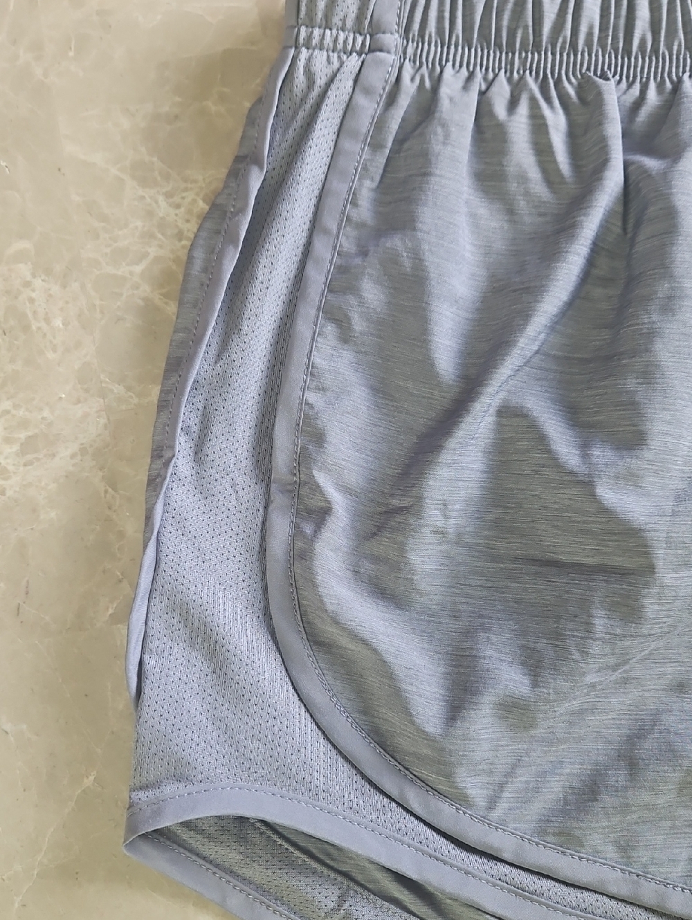 Nike Light Gray Womens Dry Fit Shorts Size Xl - Picture 4 of 9